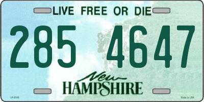 NH license plate 2854647