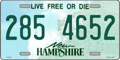 NH license plate 2854652