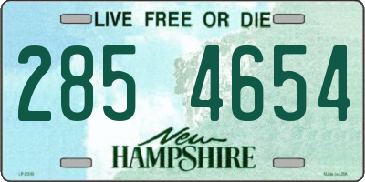 NH license plate 2854654