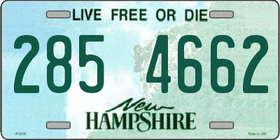 NH license plate 2854662