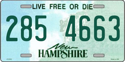 NH license plate 2854663
