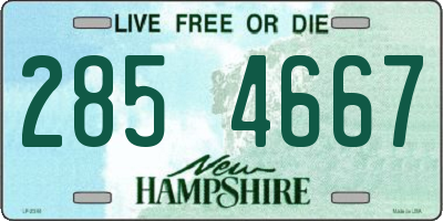 NH license plate 2854667