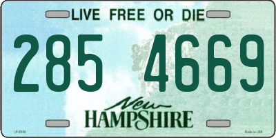NH license plate 2854669
