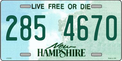 NH license plate 2854670
