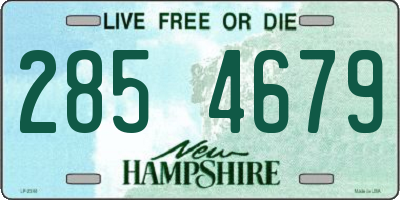 NH license plate 2854679