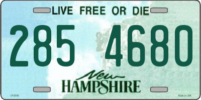 NH license plate 2854680