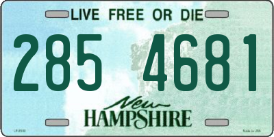NH license plate 2854681