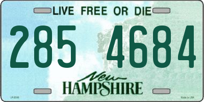 NH license plate 2854684