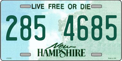 NH license plate 2854685