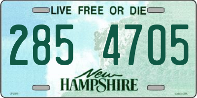 NH license plate 2854705