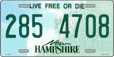 NH license plate 2854708