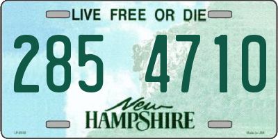 NH license plate 2854710