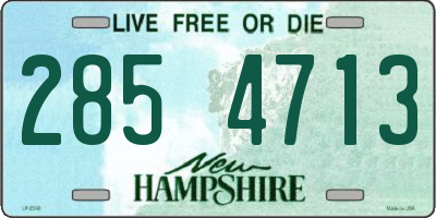 NH license plate 2854713
