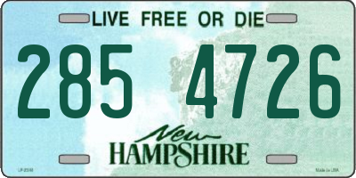 NH license plate 2854726
