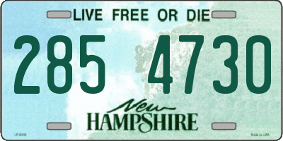 NH license plate 2854730