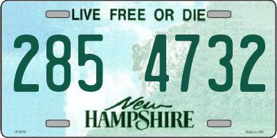NH license plate 2854732