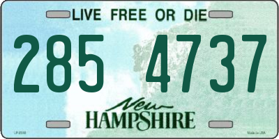 NH license plate 2854737
