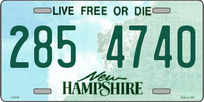 NH license plate 2854740