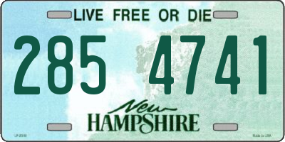 NH license plate 2854741