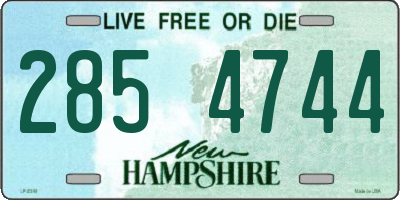 NH license plate 2854744