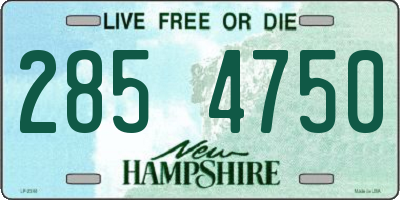 NH license plate 2854750