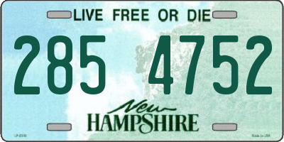 NH license plate 2854752
