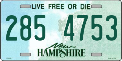 NH license plate 2854753