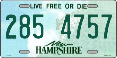 NH license plate 2854757