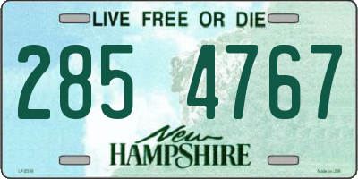 NH license plate 2854767