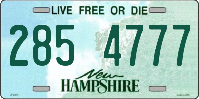 NH license plate 2854777