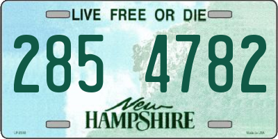NH license plate 2854782