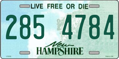 NH license plate 2854784