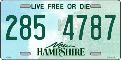NH license plate 2854787