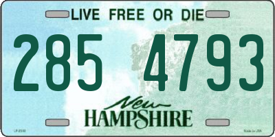 NH license plate 2854793