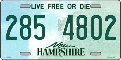 NH license plate 2854802