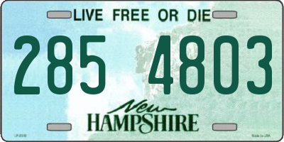 NH license plate 2854803