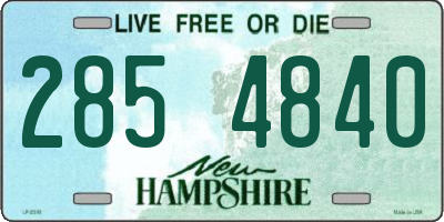 NH license plate 2854840