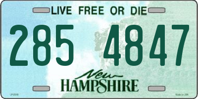 NH license plate 2854847