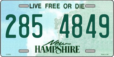 NH license plate 2854849