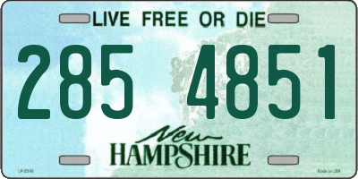 NH license plate 2854851