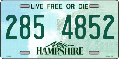 NH license plate 2854852