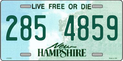 NH license plate 2854859