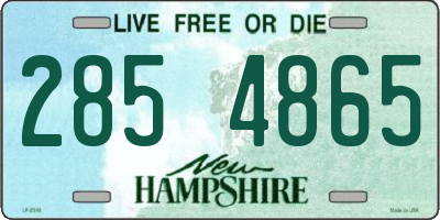 NH license plate 2854865