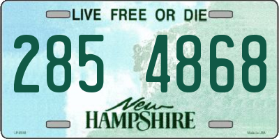 NH license plate 2854868