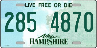 NH license plate 2854870
