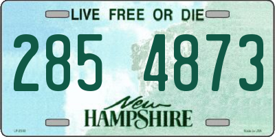 NH license plate 2854873