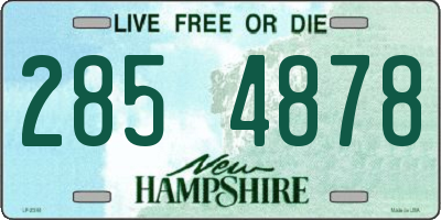 NH license plate 2854878