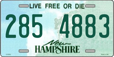 NH license plate 2854883