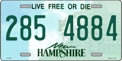 NH license plate 2854884