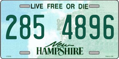 NH license plate 2854896